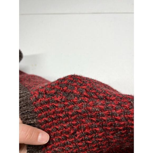 Vintage J.Crew 100% Merino Wool Fisherman Knit Crew Neck Sweater XL AS IS - Picture 4 of 8